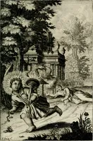 An illustration from L'ame amante de son Dieu, representée dans les emblémes de Hermannus Hugo sur ses pieux desirs: & dans ceux d'Othon Vaenius sur l'amour divin (1717)