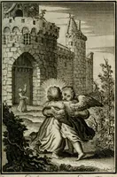 An illustration from L'ame amante de son Dieu, representée dans les emblémes de Hermannus Hugo sur ses pieux desirs: & dans ceux d'Othon Vaenius sur l'amour divin (1717)