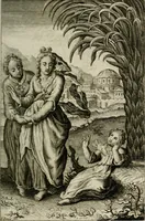 An illustration from L'ame amante de son Dieu, representée dans les emblémes de Hermannus Hugo sur ses pieux desirs: & dans ceux d'Othon Vaenius sur l'amour divin (1717)