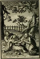 An illustration from L'ame amante de son Dieu, representée dans les emblémes de Hermannus Hugo sur ses pieux desirs: & dans ceux d'Othon Vaenius sur l'amour divin (1717)
