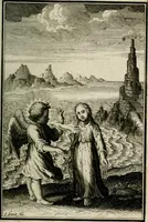 An illustration from L'ame amante de son Dieu, representée dans les emblémes de Hermannus Hugo sur ses pieux desirs: & dans ceux d'Othon Vaenius sur l'amour divin (1717)