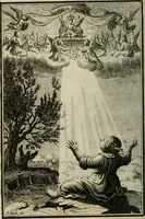 An illustration from L'ame amante de son Dieu, representée dans les emblémes de Hermannus Hugo sur ses pieux desirs: & dans ceux d'Othon Vaenius sur l'amour divin (1717)