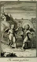 Picture 61 of 110 from L'ame amante de son Dieu, representée dans les emblémes de Hermannus Hugo sur ses pieux desirs: & dans ceux d'Othon Vaenius sur l'amour divin (1717), leaf 335