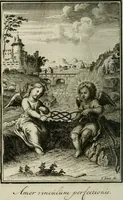 Picture 69 of 110 from L'ame amante de son Dieu, representée dans les emblémes de Hermannus Hugo sur ses pieux desirs: & dans ceux d'Othon Vaenius sur l'amour divin (1717), leaf 351