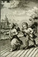 Picture 72 of 110 from L'ame amante de son Dieu, representée dans les emblémes de Hermannus Hugo sur ses pieux desirs: & dans ceux d'Othon Vaenius sur l'amour divin (1717), leaf 356