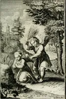 Picture 78 of 110 from L'ame amante de son Dieu, representée dans les emblémes de Hermannus Hugo sur ses pieux desirs: & dans ceux d'Othon Vaenius sur l'amour divin (1717), leaf 368