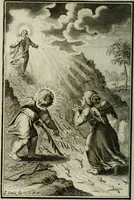 An illustration from L'ame amante de son Dieu, representée dans les emblémes de Hermannus Hugo sur ses pieux desirs: & dans ceux d'Othon Vaenius sur l'amour divin (1717)