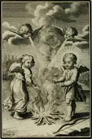 Picture 95 of 110 from L'ame amante de son Dieu, representée dans les emblémes de Hermannus Hugo sur ses pieux desirs: & dans ceux d'Othon Vaenius sur l'amour divin (1717), leaf 403