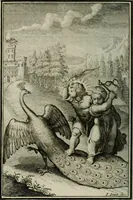 Picture 102 of 110 from L'ame amante de son Dieu, representée dans les emblémes de Hermannus Hugo sur ses pieux desirs: & dans ceux d'Othon Vaenius sur l'amour divin (1717), leaf 417