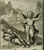 Picture 105 of 110 from L'ame amante de son Dieu, representée dans les emblémes de Hermannus Hugo sur ses pieux desirs: & dans ceux d'Othon Vaenius sur l'amour divin (1717), leaf 423