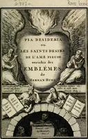 Picture 5 of 110 from L'ame amante de son Dieu, representée dans les emblémes de Hermannus Hugo sur ses pieux desirs: & dans ceux d'Othon Vaenius sur l'amour divin (1717), leaf 8
