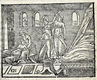 Picture 26 of 36 from La Metamorphose d'Ouide : contenant l'Olympe des histoires poëtiques : traduits de latin en françois (1608), leaf 437