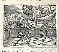 Picture 27 of 36 from La Metamorphose d'Ouide : contenant l'Olympe des histoires poëtiques : traduits de latin en françois (1608), leaf 460