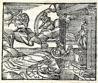 Picture 29 of 36 from La Metamorphose d'Ouide : contenant l'Olympe des histoires poëtiques : traduits de latin en françois (1608), leaf 538
