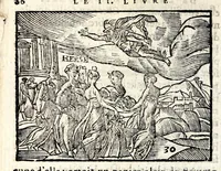 Picture 8 of 36 from La Metamorphose d'Ouide : contenant l'Olympe des histoires poëtiques : traduits de latin en françois (1608), leaf 92