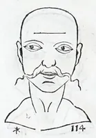 Picture 53 of 91 from La metoposcopie de H. Cardan, medecin milanois : comprise en treize liures, et huit cens figures de la face humaine : a laquelle a esté adjousté, Le traicté des marques naturelles du corps, par Melampus, antien autheur grec : le tout traduit en françois par le sieur C. M. de Laurendiere, docteur en medecine (1658), leaf 100