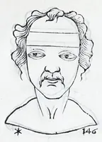 Picture 60 of 91 from La metoposcopie de H. Cardan, medecin milanois : comprise en treize liures, et huit cens figures de la face humaine : a laquelle a esté adjousté, Le traicté des marques naturelles du corps, par Melampus, antien autheur grec : le tout traduit en françois par le sieur C. M. de Laurendiere, docteur en medecine (1658), leaf 109
