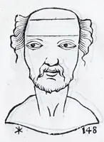 Picture 62 of 91 from La metoposcopie de H. Cardan, medecin milanois : comprise en treize liures, et huit cens figures de la face humaine : a laquelle a esté adjousté, Le traicté des marques naturelles du corps, par Melampus, antien autheur grec : le tout traduit en françois par le sieur C. M. de Laurendiere, docteur en medecine (1658), leaf 109
