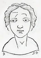 Picture 76 of 91 from La metoposcopie de H. Cardan, medecin milanois : comprise en treize liures, et huit cens figures de la face humaine : a laquelle a esté adjousté, Le traicté des marques naturelles du corps, par Melampus, antien autheur grec : le tout traduit en françois par le sieur C. M. de Laurendiere, docteur en medecine (1658), leaf 187