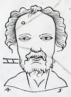 Picture 78 of 91 from La metoposcopie de H. Cardan, medecin milanois : comprise en treize liures, et huit cens figures de la face humaine : a laquelle a esté adjousté, Le traicté des marques naturelles du corps, par Melampus, antien autheur grec : le tout traduit en françois par le sieur C. M. de Laurendiere, docteur en medecine (1658), leaf 204
