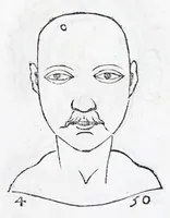 Picture 81 of 91 from La metoposcopie de H. Cardan, medecin milanois : comprise en treize liures, et huit cens figures de la face humaine : a laquelle a esté adjousté, Le traicté des marques naturelles du corps, par Melampus, antien autheur grec : le tout traduit en françois par le sieur C. M. de Laurendiere, docteur en medecine (1658), leaf 215