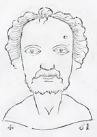 Picture 82 of 91 from La metoposcopie de H. Cardan, medecin milanois : comprise en treize liures, et huit cens figures de la face humaine : a laquelle a esté adjousté, Le traicté des marques naturelles du corps, par Melampus, antien autheur grec : le tout traduit en françois par le sieur C. M. de Laurendiere, docteur en medecine (1658), leaf 218