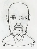 Picture 86 of 91 from La metoposcopie de H. Cardan, medecin milanois : comprise en treize liures, et huit cens figures de la face humaine : a laquelle a esté adjousté, Le traicté des marques naturelles du corps, par Melampus, antien autheur grec : le tout traduit en françois par le sieur C. M. de Laurendiere, docteur en medecine (1658), leaf 224