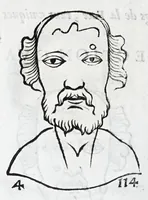 An illustration from La metoposcopie de H. Cardan, medecin milanois : comprise en treize liures, et huit cens figures de la face humaine : a laquelle a esté adjousté, Le traicté des marques naturelles du corps, par Melampus, antien autheur grec : le tout traduit en françois par le sieur C. M. de Laurendiere, docteur en medecine (1658)
