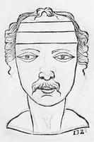 Picture 29 of 91 from La metoposcopie de H. Cardan, medecin milanois : comprise en treize liures, et huit cens figures de la face humaine : a laquelle a esté adjousté, Le traicté des marques naturelles du corps, par Melampus, antien autheur grec : le tout traduit en françois par le sieur C. M. de Laurendiere, docteur en medecine (1658), leaf 55
