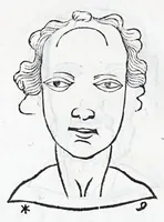 An illustration from La metoposcopie de H. Cardan, medecin milanois : comprise en treize liures, et huit cens figures de la face humaine : a laquelle a esté adjousté, Le traicté des marques naturelles du corps, par Melampus, antien autheur grec : le tout traduit en françois par le sieur C. M. de Laurendiere, docteur en medecine (1658)