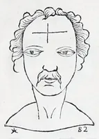 Picture 45 of 91 from La metoposcopie de H. Cardan, medecin milanois : comprise en treize liures, et huit cens figures de la face humaine : a laquelle a esté adjousté, Le traicté des marques naturelles du corps, par Melampus, antien autheur grec : le tout traduit en françois par le sieur C. M. de Laurendiere, docteur en medecine (1658), leaf 87