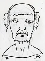 Picture 50 of 91 from La metoposcopie de H. Cardan, medecin milanois : comprise en treize liures, et huit cens figures de la face humaine : a laquelle a esté adjousté, Le traicté des marques naturelles du corps, par Melampus, antien autheur grec : le tout traduit en françois par le sieur C. M. de Laurendiere, docteur en medecine (1658), leaf 91