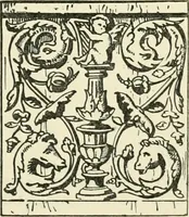An illustration from L'ameublement français sous la renaissance (1913)