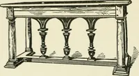 An illustration from L'ameublement français sous la renaissance (1913)