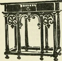 An illustration from L'ameublement français sous la renaissance (1913)