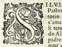 An illustration from L'amoroso sdegno : favola pastorale (1598)