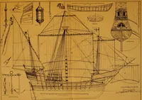 An illustration from La nao Santa María : memória de la Comisión Arqueológica Ejecutiva, 1892 (1892)