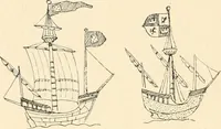 An illustration from La nao Santa María : memória de la Comisión Arqueológica Ejecutiva, 1892 (1892)