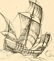An illustration from La nao Santa María : memória de la Comisión Arqueológica Ejecutiva, 1892 (1892)