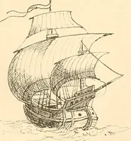 An illustration from La nao Santa María : memória de la Comisión Arqueológica Ejecutiva, 1892 (1892)