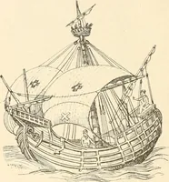 An illustration from La nao Santa María : memória de la Comisión Arqueológica Ejecutiva, 1892 (1892)