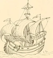 An illustration from La nao Santa María : memória de la Comisión Arqueológica Ejecutiva, 1892 (1892)