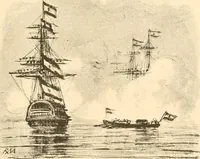 An illustration from La nao Santa María : memória de la Comisión Arqueológica Ejecutiva, 1892 (1892)