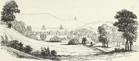 An illustration from The landscape gardening and landscape architecture of the late Humphry Repton, esq., being his entire works on these subjects : ...with historical and scientific introduction, a systematic analysis, a biographical notice, notes, and copious alphabetical index (1840)
