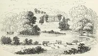 Picture 50 of 227 from The landscape gardening and landscape architecture of the late Humphry Repton, esq., being his entire works on these subjects : ...with historical and scientific introduction, a systematic analysis, a biographical notice, notes, and copious alphabetical index (1840), leaf 200