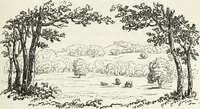 An illustration from The landscape gardening and landscape architecture of the late Humphry Repton, esq., being his entire works on these subjects : ...with historical and scientific introduction, a systematic analysis, a biographical notice, notes, and copious alphabetical index (1840)