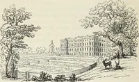 An illustration from The landscape gardening and landscape architecture of the late Humphry Repton, esq., being his entire works on these subjects : ...with historical and scientific introduction, a systematic analysis, a biographical notice, notes, and copious alphabetical index (1840)