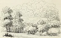 Picture 86 of 227 from The landscape gardening and landscape architecture of the late Humphry Repton, esq., being his entire works on these subjects : ...with historical and scientific introduction, a systematic analysis, a biographical notice, notes, and copious alphabetical index (1840), leaf 297