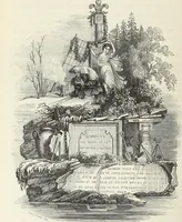 An illustration from The landscape gardening and landscape architecture of the late Humphry Repton, esq., being his entire works on these subjects : ...with historical and scientific introduction, a systematic analysis, a biographical notice, notes, and copious alphabetical index (1840)