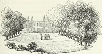 An illustration from The landscape gardening and landscape architecture of the late Humphry Repton, esq., being his entire works on these subjects : ...with historical and scientific introduction, a systematic analysis, a biographical notice, notes, and copious alphabetical index (1840)